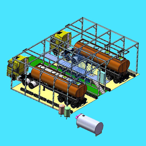 Automatic cleaning system for highway transportatio